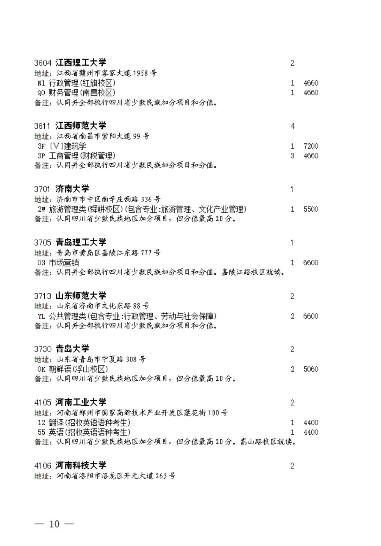 2023年四川本科第一批征集志愿的通知