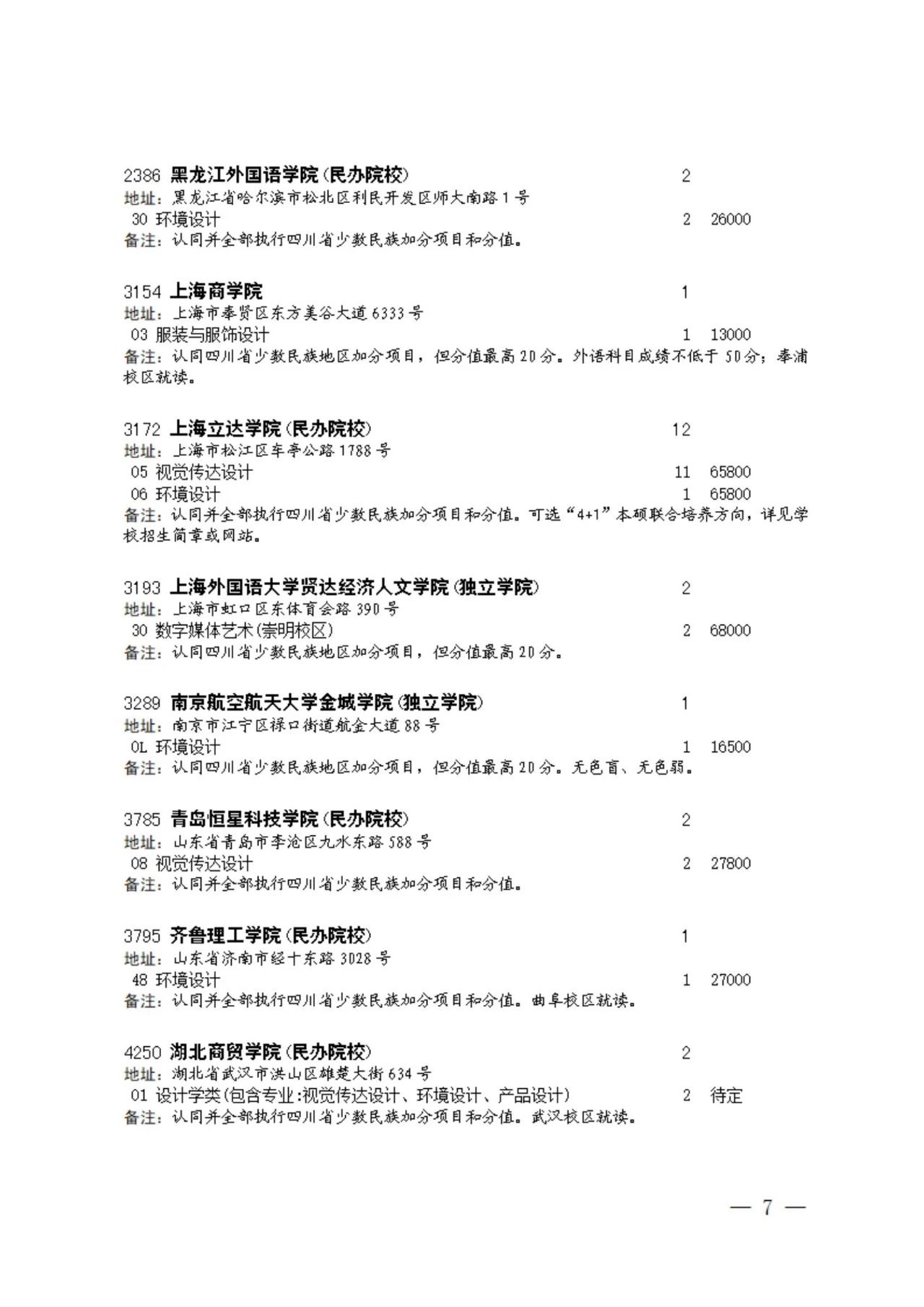 四川省2023年普通高校招生艺术类本科第一批、体育类本科批征集志愿的通知