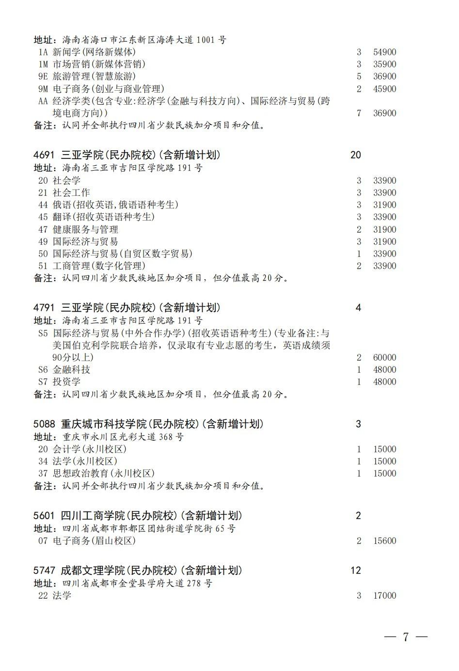 四川省2023年本科第二批第三次征集志愿时间为8月7日19:00一8月8日10:00进行