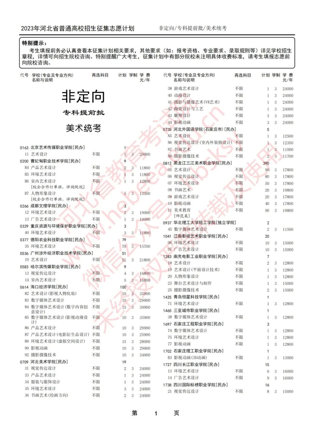 2023年河北省普通高校招生专科提前批征集志愿8月7日12时至8月8日10时进行