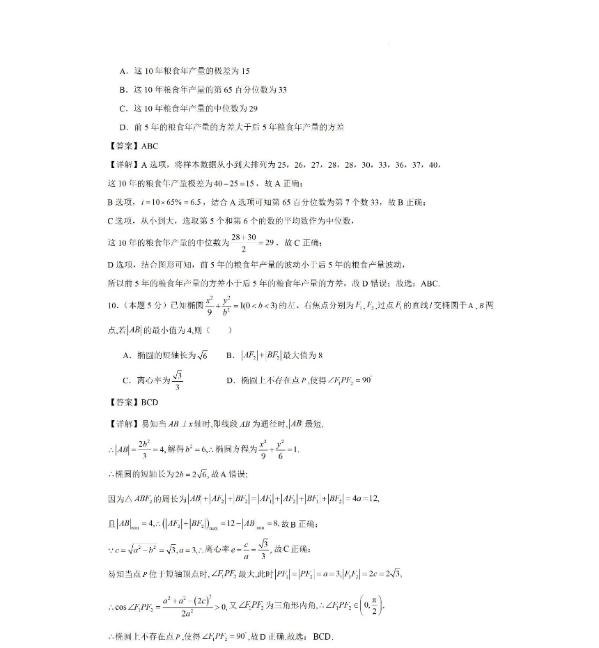 2024高三数学适应性考试预测卷和解析（新高考Ⅰ）