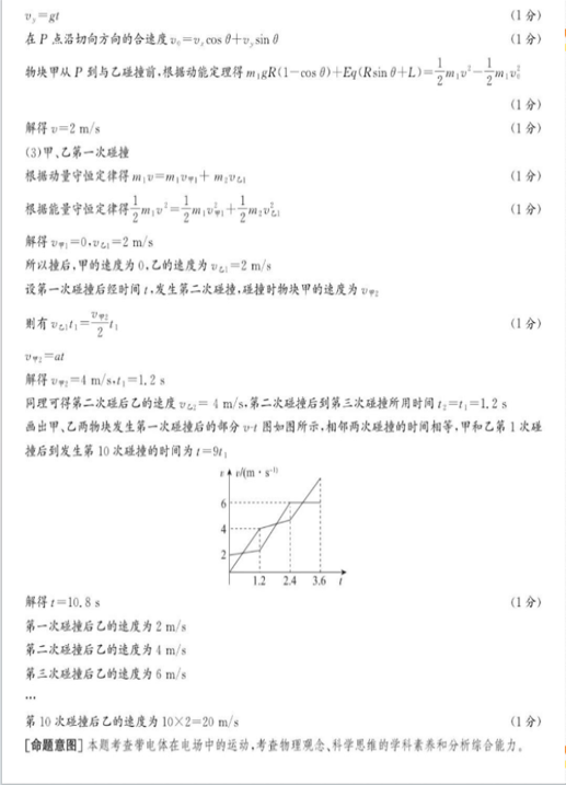 2024河北沧衡名校联盟高三模拟考各科试卷及答案汇总（九科全）