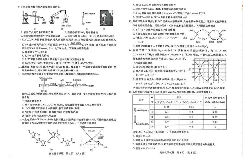 2024年济南高三三模高考针对性训练各科试卷及答案汇总（附真题解析）