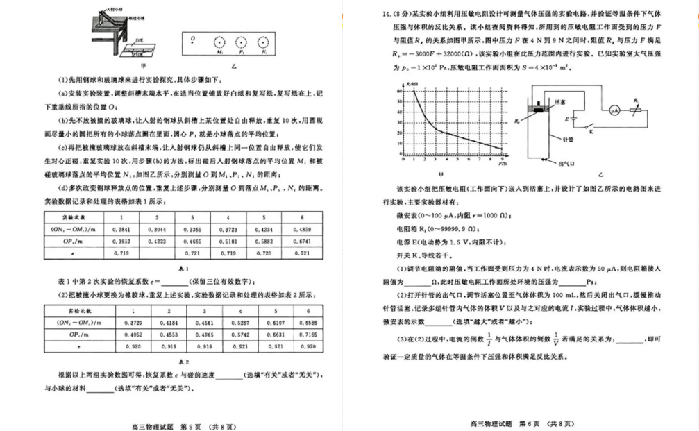 2024年济南高三三模高考针对性训练各科试卷及答案汇总（附真题解析）