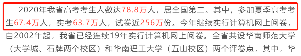 2024年广东高考人数汇总：各市多少人报名考试？