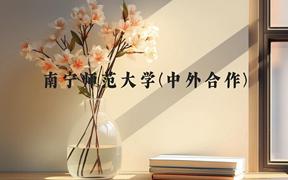 南宁师范大学(中外合作)近三年在广西录取分数线(含2021-2023最低分)