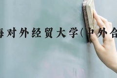 上海对外经贸大学(中外合作)近三年在贵州录取分数线(含2021-2023最低分)