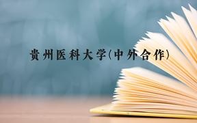 贵州医科大学(中外合作)近三年在广西录取分数线(含2021-2023最低分)