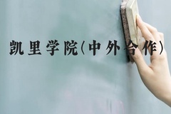 凯里学院(中外合作)近三年在云南录取分数线(含2021-2023最低分)