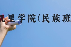 凯里学院(民族班)近三年在贵州录取分数线(含2021-2023最低分)
