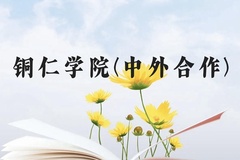 铜仁学院(中外合作)近三年在贵州录取分数线(含2021-2023最低分)