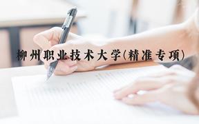 柳州职业技术大学(精准专项)近三年在广西录取分数线(含2021-2023最低分)