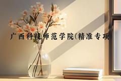 广西科技师范学院(精准专项)近三年在广西录取分数线(含2021-2023最低分)