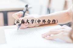 云南大学(中外合作)近三年在贵州录取分数线(含2021-2023最低分)