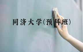 同济大学(预科班)近三年在贵州录取分数线(含2021-2023最低分)