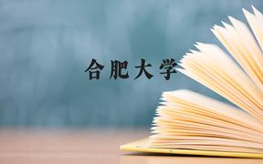 合肥大学近三年在广西录取分数线(含2021-2023最低分)