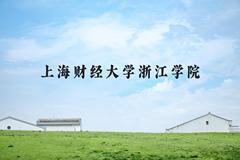 上海财经大学浙江学院近三年在河北录取分数线(含2022-2024最低分)