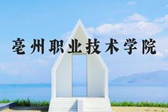 亳州职业技术学院近三年在河北录取分数线(含2022-2024最低分)