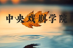 中央戏剧学院近三年在河北录取分数线(含2022-2024最低分)