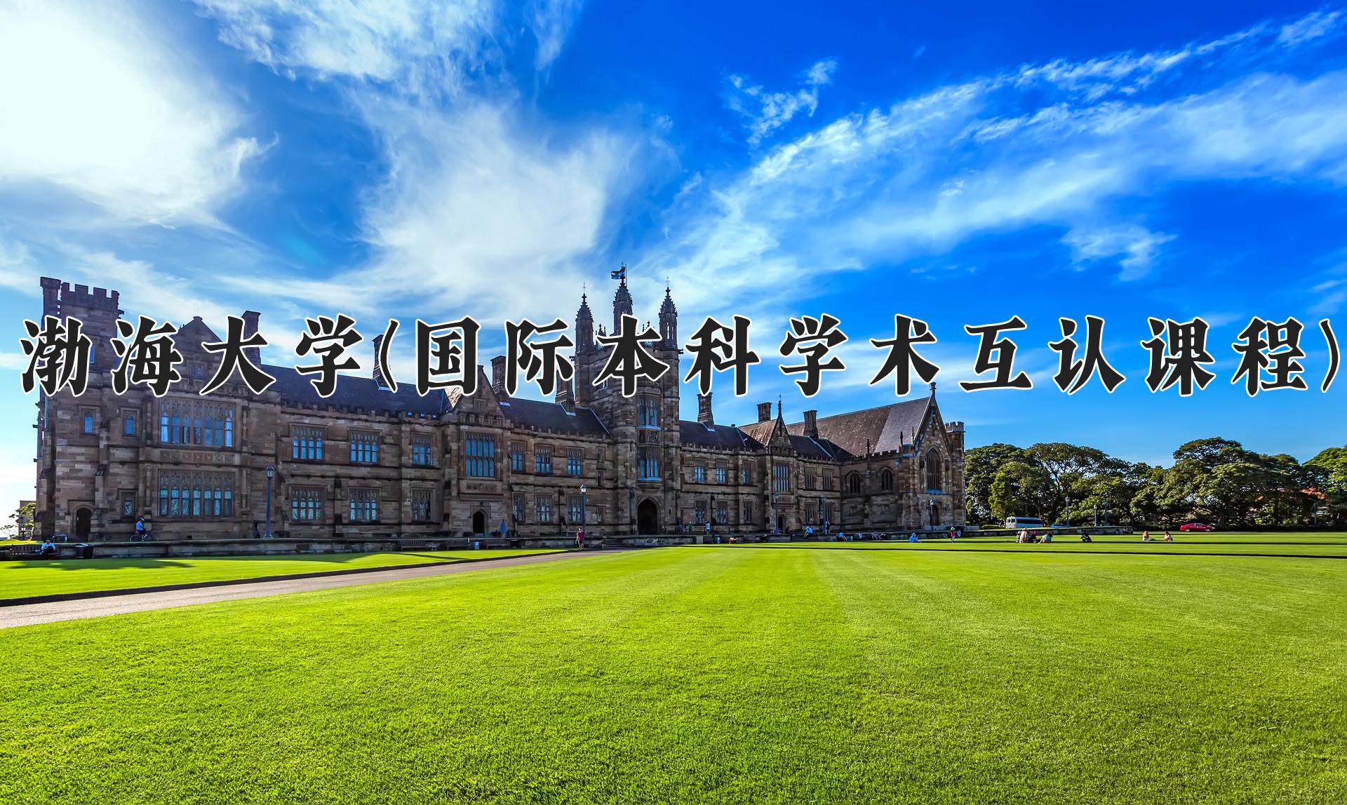 渤海大学(国际本科学术互认课程)