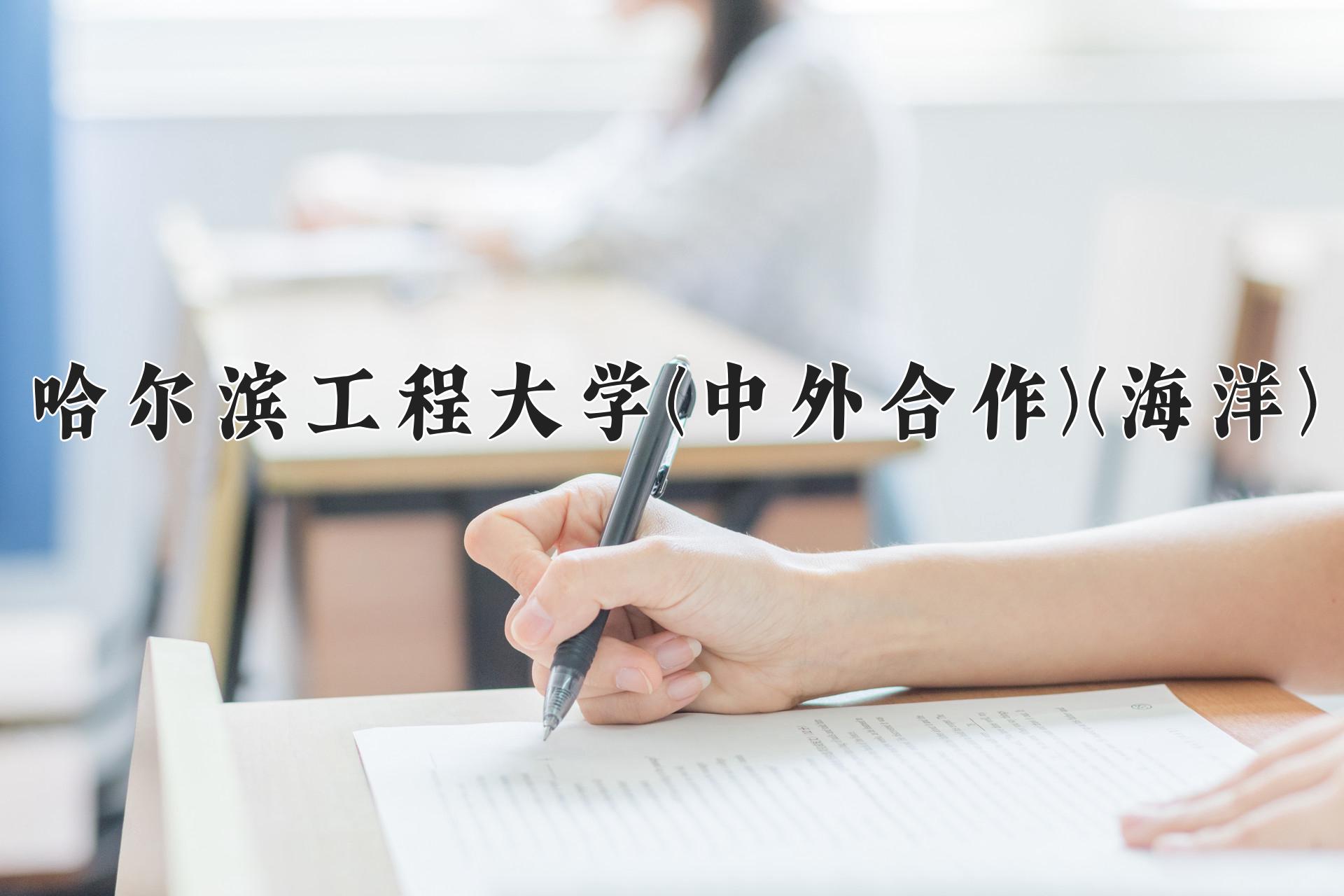 哈尔滨工程大学(中外合作)(海洋)