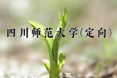 2024年四川师范大学(定向)在四川计划招生人数（附学费及专业录取分)