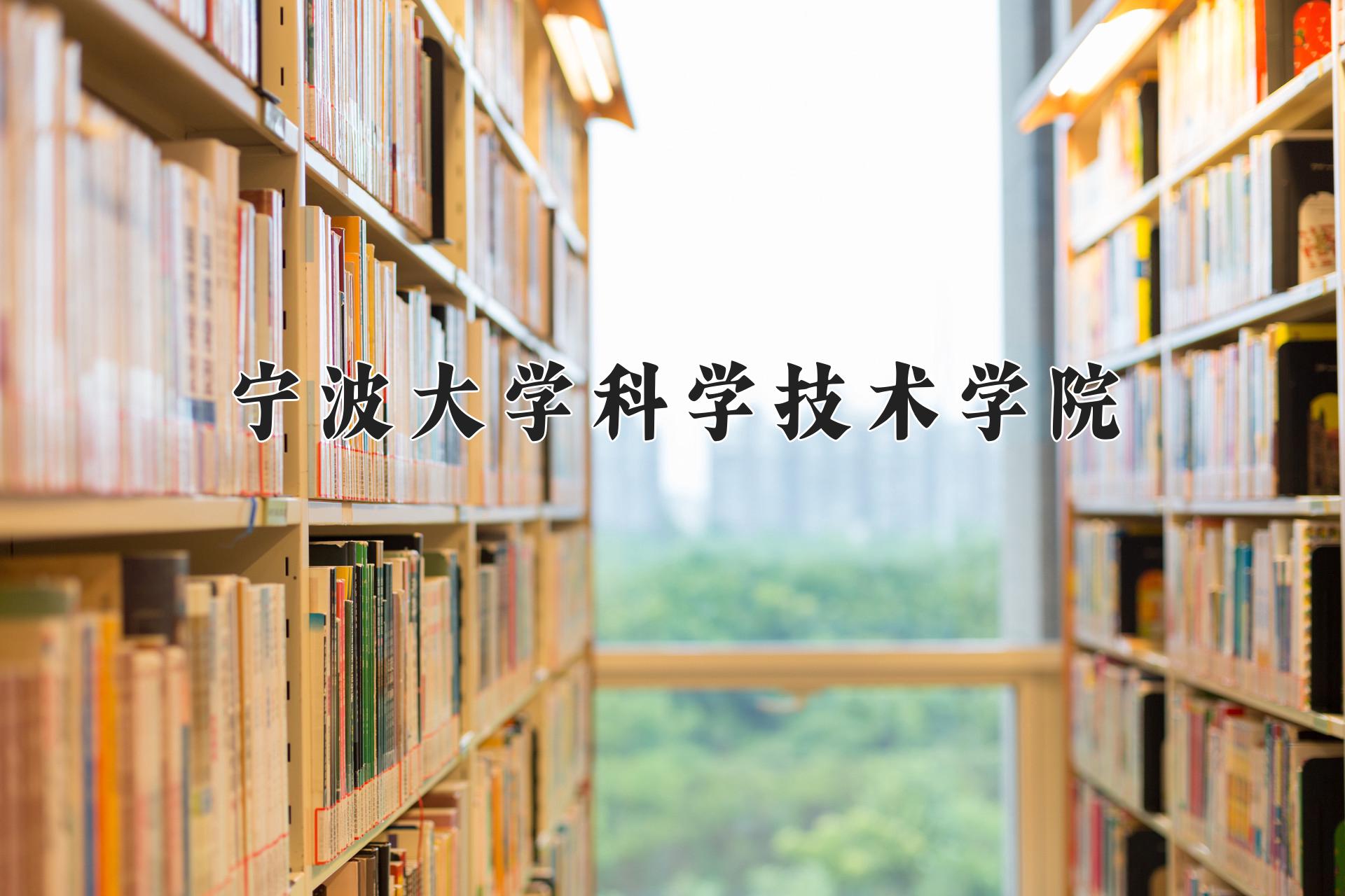 宁波大学科学技术学院