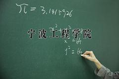 宁波工程学院近三年在青海录取分数线(含2021-2023最低分)