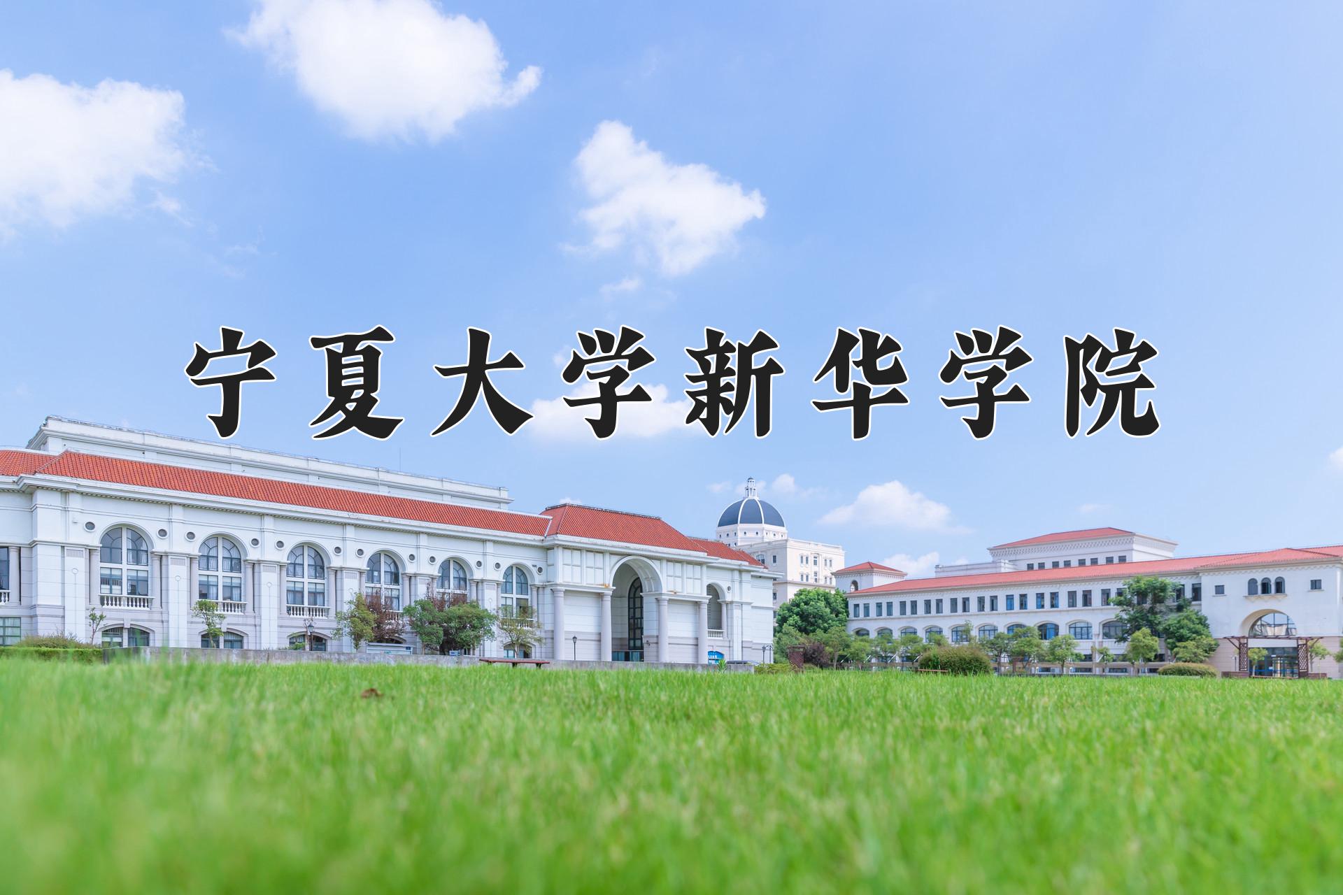 宁夏大学新华学院