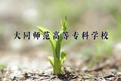 2024年大同师范高等专科学校招生章程，附办学层次和录取规则