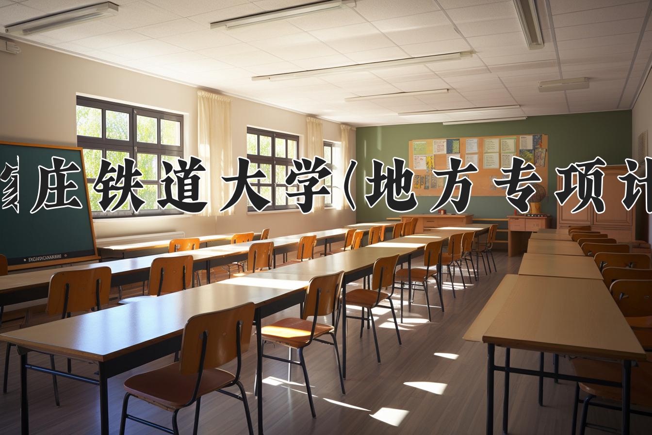 石家庄铁道大学(地方专项计划)一年学费多少钱及各专业的收费标准(2025参考）