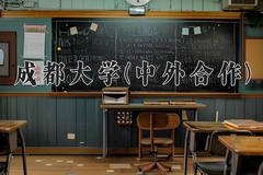 2024年成都大学(中外合作)在重庆计划招生人数（附学费及专业录取分)