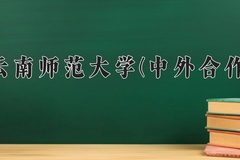 2024年云南师范大学(中外合作)在重庆计划招生人数（附学费及专业录取分)
