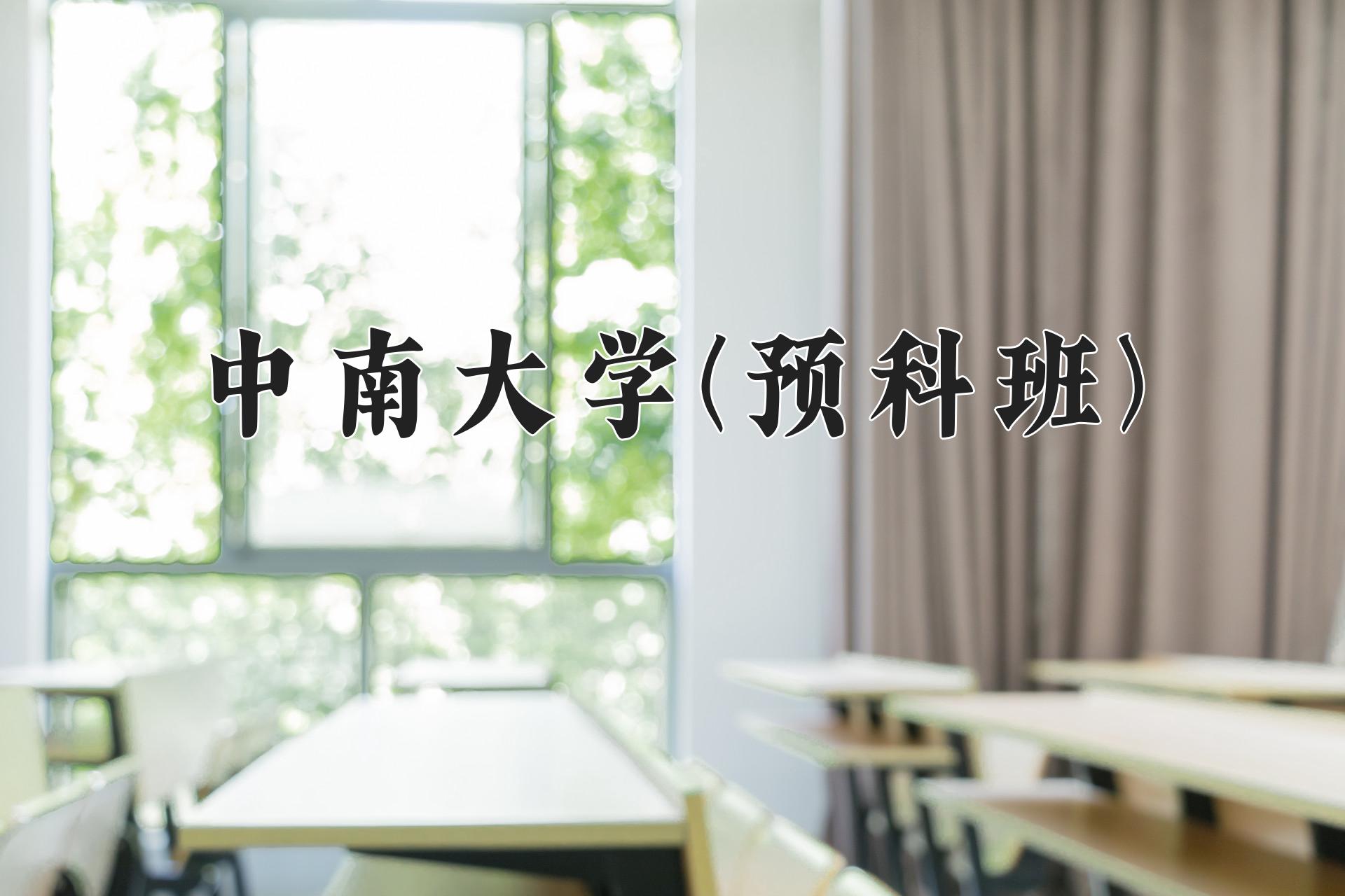 中南大学(预科班)