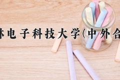 2024年桂林电子科技大学(中外合作)在重庆计划招生人数（附学费及专业录取分)