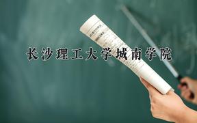 2024年长沙理工大学城南学院在重庆计划招生人数（附学费及专业录取分)