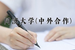 2024年同济大学(中外合作)在河北计划招生人数（附学费及专业录取分)