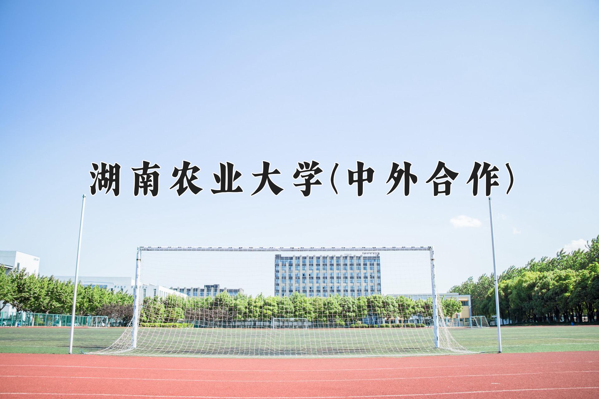 湖南农业大学(中外合作)