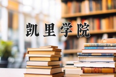 2024年凯里学院录取分数线：重庆最低490分