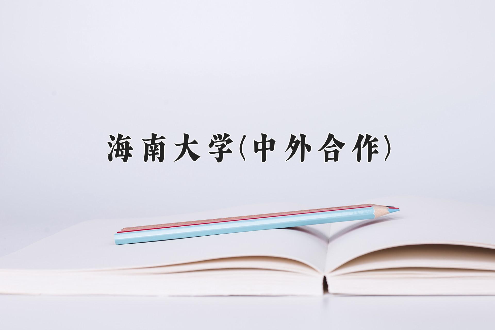 海南大学(中外合作)