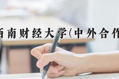 西南财经大学(中外合作)2024在重庆录取分数线：最低555分（含各专业录取最低分）