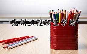 2024惠州工程职业学院录取分数线：河北最低347分