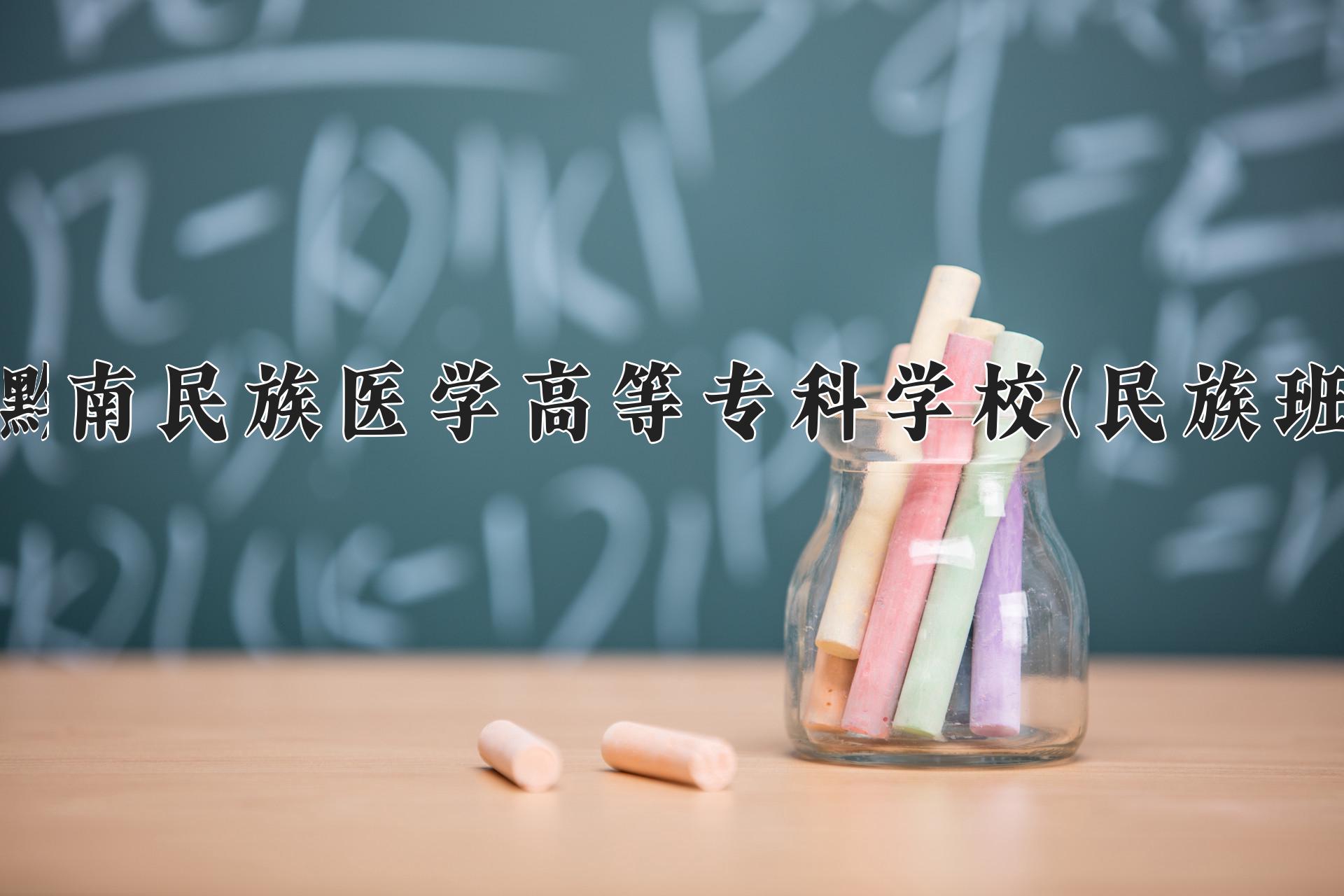 黔南民族医学高等专科学校(民族班)