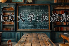 2024重庆大学(民族班)录取分数线：贵州最低606分