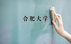 2024合肥大学录取分数线：贵州最低484分