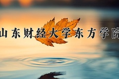 2024年山东财经大学东方学院在陕西计划招生人数（附学费及专业录取分)