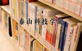 2024年泰山科技学院在陕西计划招生人数（附学费及专业录取分)