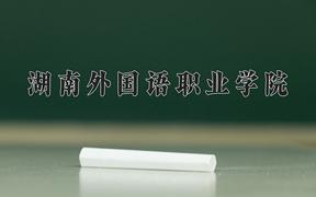 湖南外国语职业学院近三年在四川录取分数线(含2021-2023最低分)