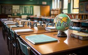 2024电子科技大学中山学院录取分数线：浙江最低473分