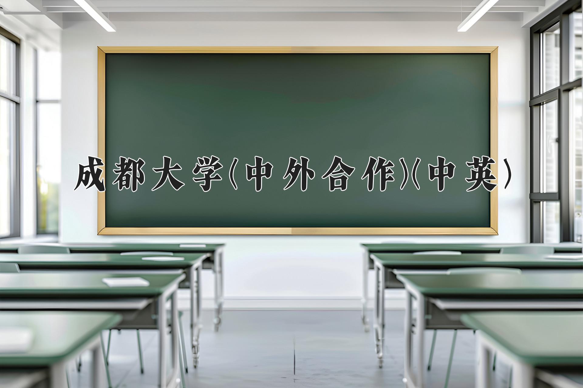 成都大学(中外合作)(中英)